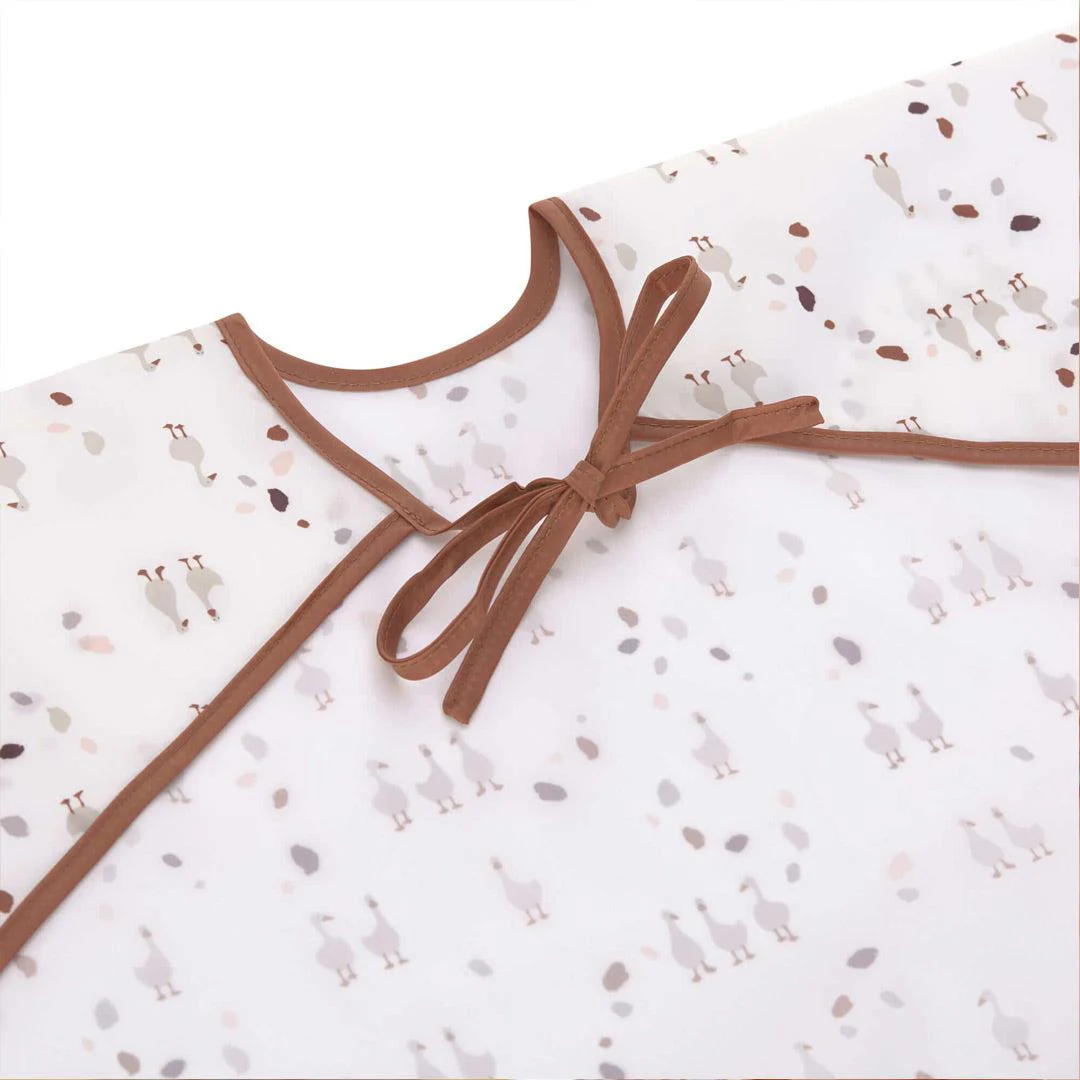 Lassig Long Sleeve Bib - 2 Pack - Lilac - Tiny Farmer Goose - Image 3