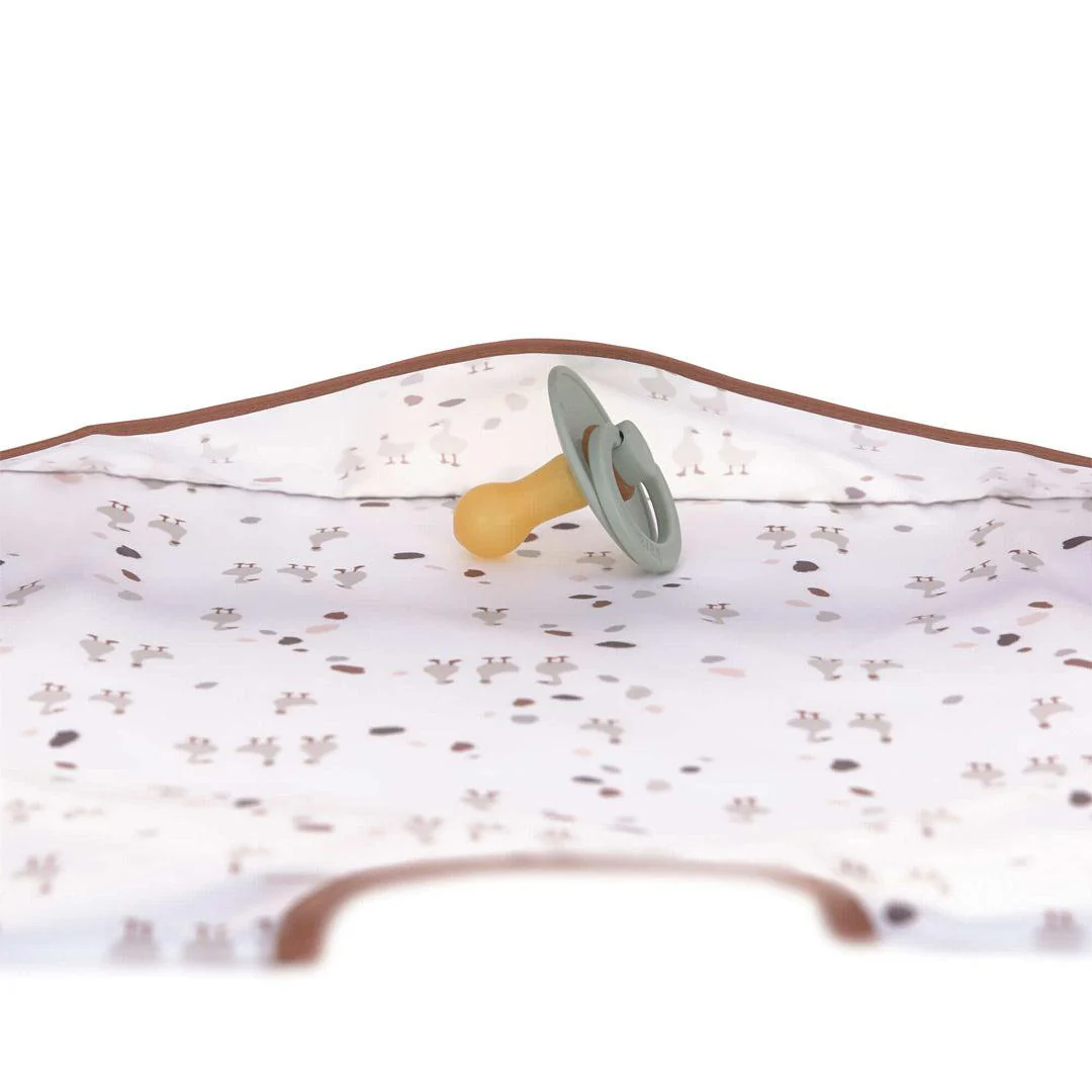 Lassig Long Sleeve Bib - 2 Pack - Lilac - Tiny Farmer Goose - Image 4