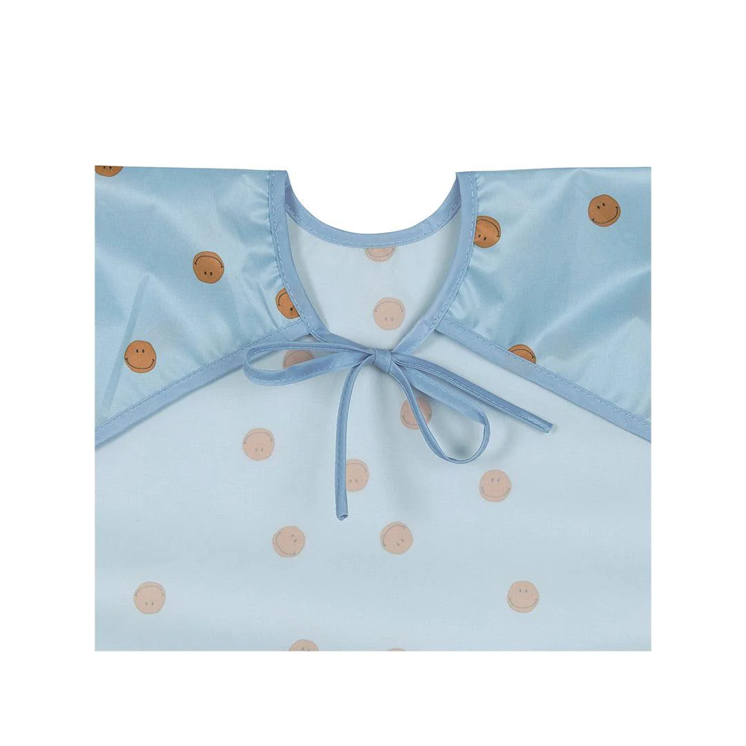 Lassig Long Sleeve Bibs 2pcs - Happy Rascals - Smile Sky Blue - Image 2