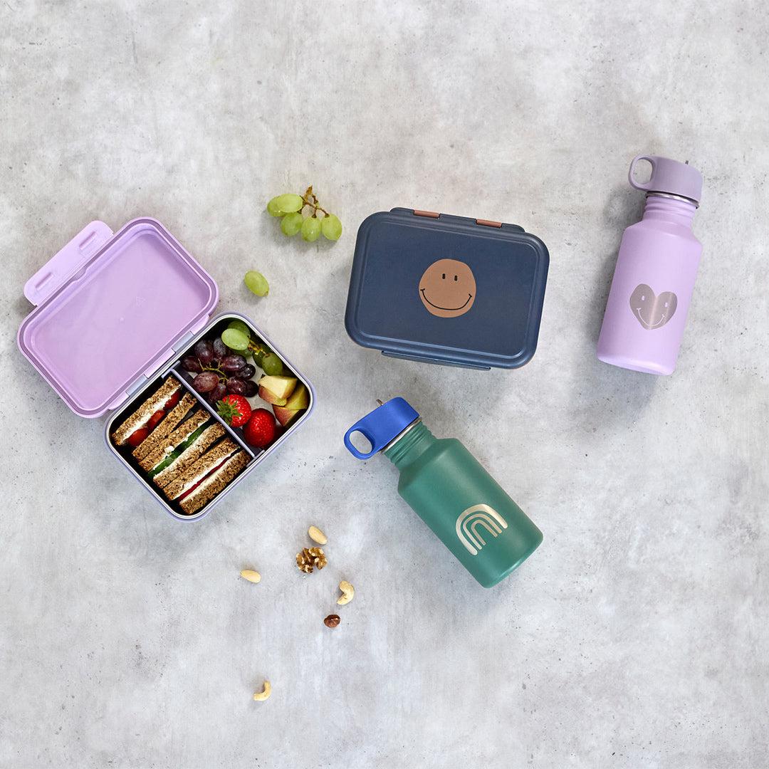Lassig Lunchbox Stainless Steel - Little Gang - Heart Lilac - Image 7