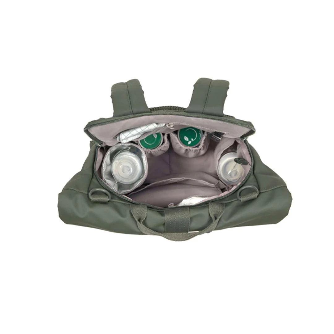 Lassig Rolltop Backpack - Olive - Image 4