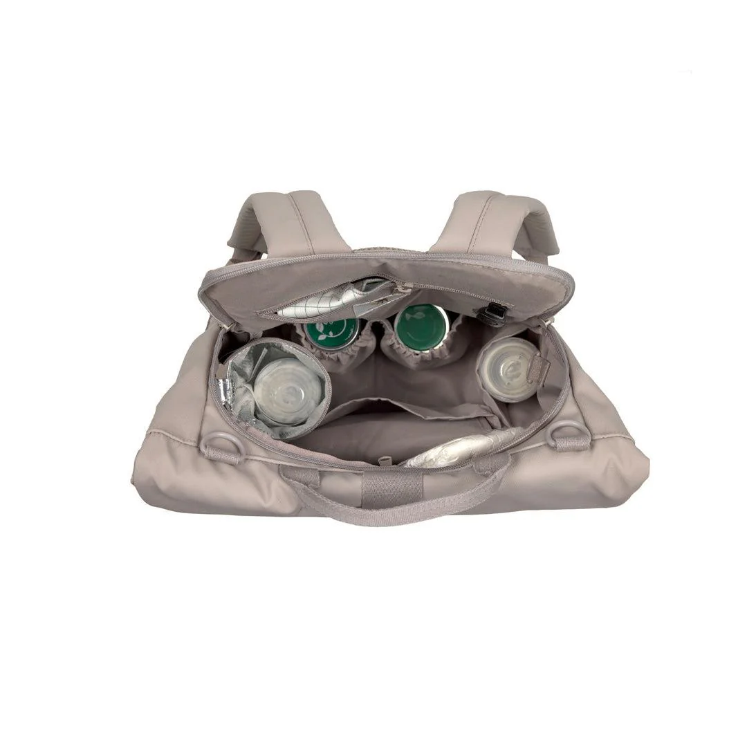 Lassig Rolltop Backpack - Taupe - Image 4