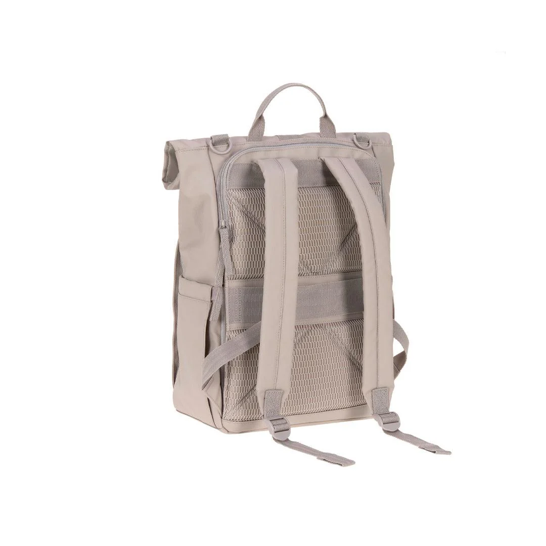 Lassig Rolltop Backpack - Taupe - Image 8