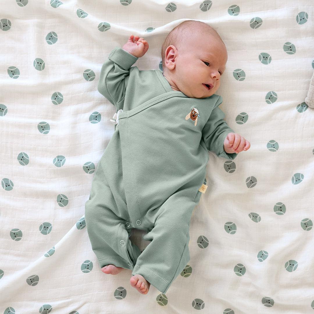 Lassig Romper GOTS - Granite Green - Image 3