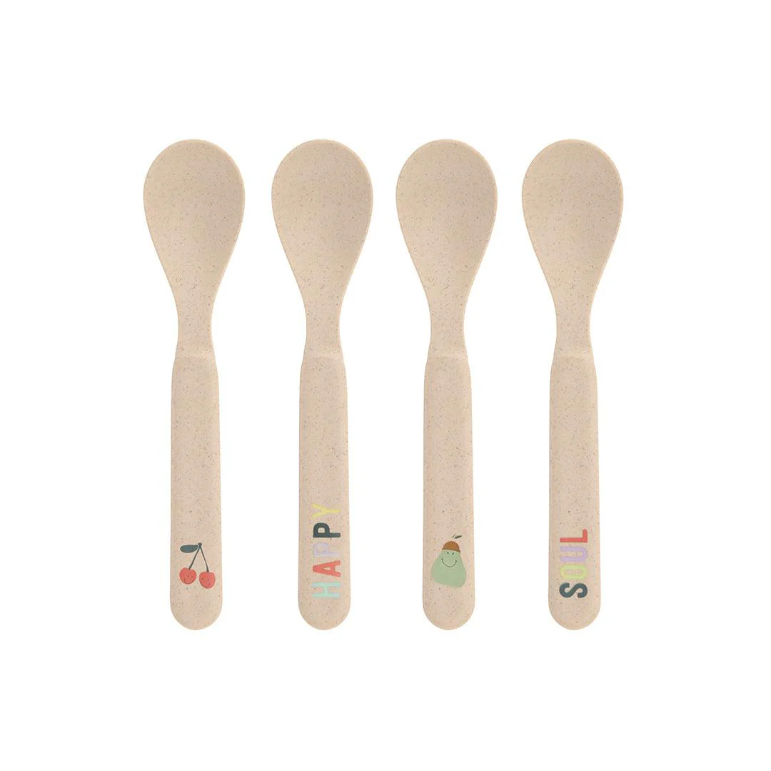 Lassig Spoon Set Cellulose - Happy Fruits - Cherry