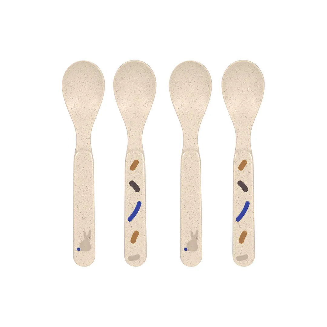 Lassig Spoon Set Cellulose - Little Mateys - Royal Blue