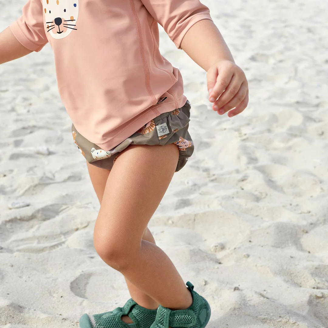 Lassig Swim Diaper - Choco - Wild Cats - Image 3