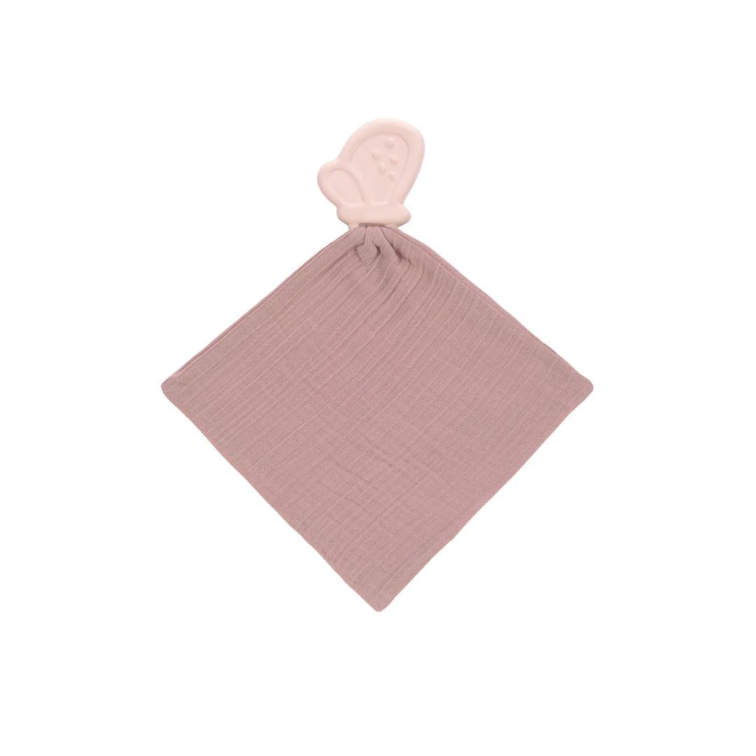 Lassig Teether/Comforter Natural Rubber - Butterfly
