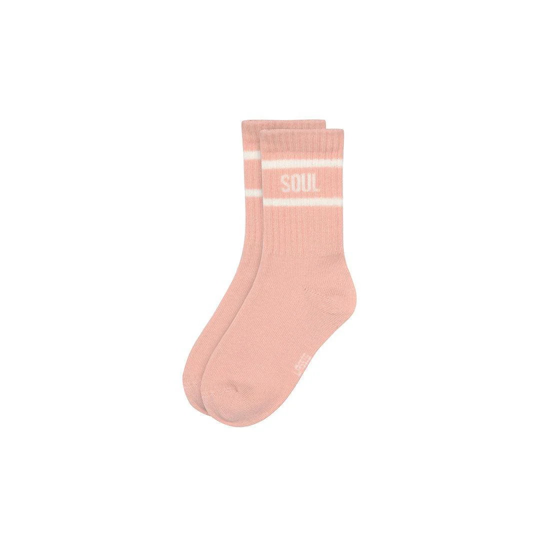Lassig Tennis Socks - 3 Pack - Pastel Lilac - Peach - Image 4