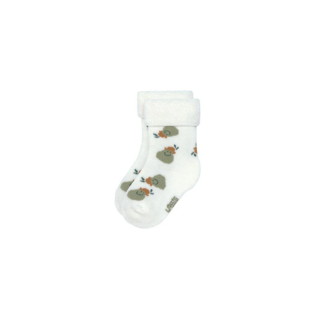 Lassig Terry Socks - 3 Pack - Light Khaki - Pear - Image 5