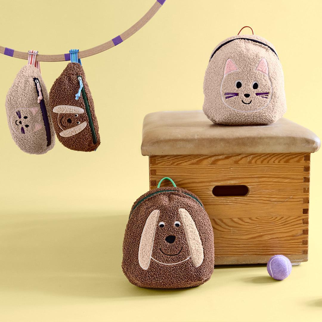 Lassig Tiny Backpack Tiny Team - Cat - Beige - Image 3