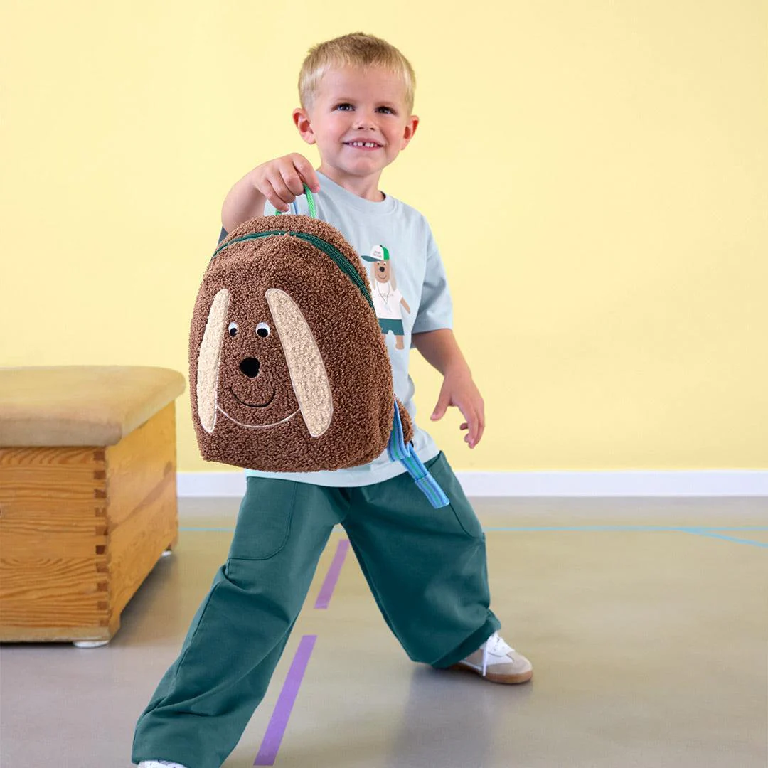 Lassig Tiny Backpack Tiny Team - Dog - Brown - Image 2