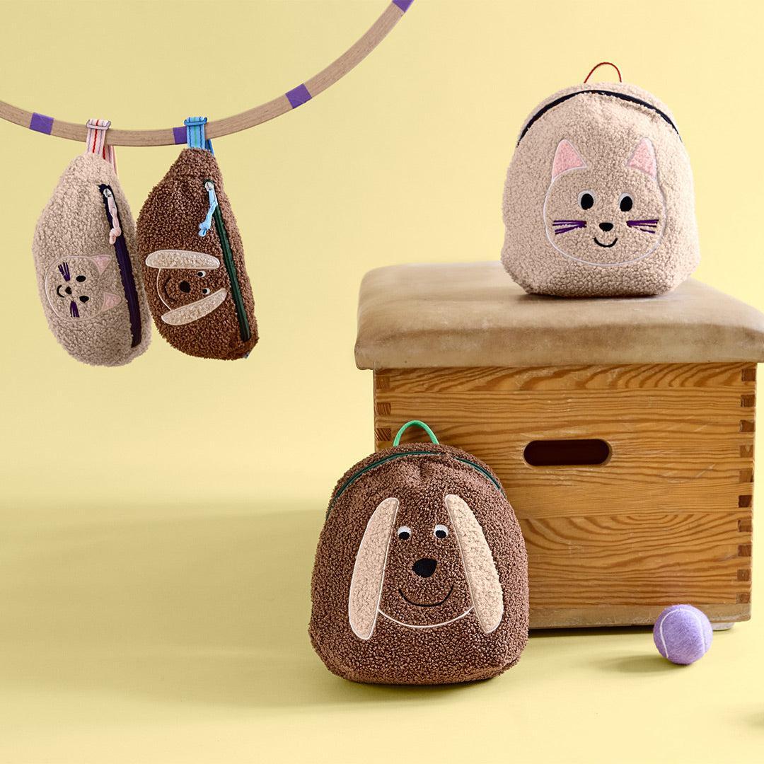 Lassig Tiny Backpack Tiny Team - Dog - Brown - Image 3