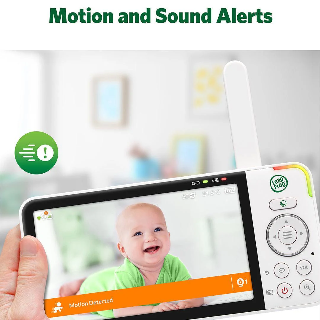 LeapFrog LF4915HD 5" Wi-Fi Pan & Tilt Monitor - White - Image 12