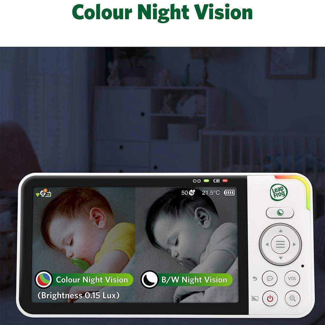 LeapFrog LF4915HD 5" Wi-Fi Pan & Tilt Monitor - White - Image 13