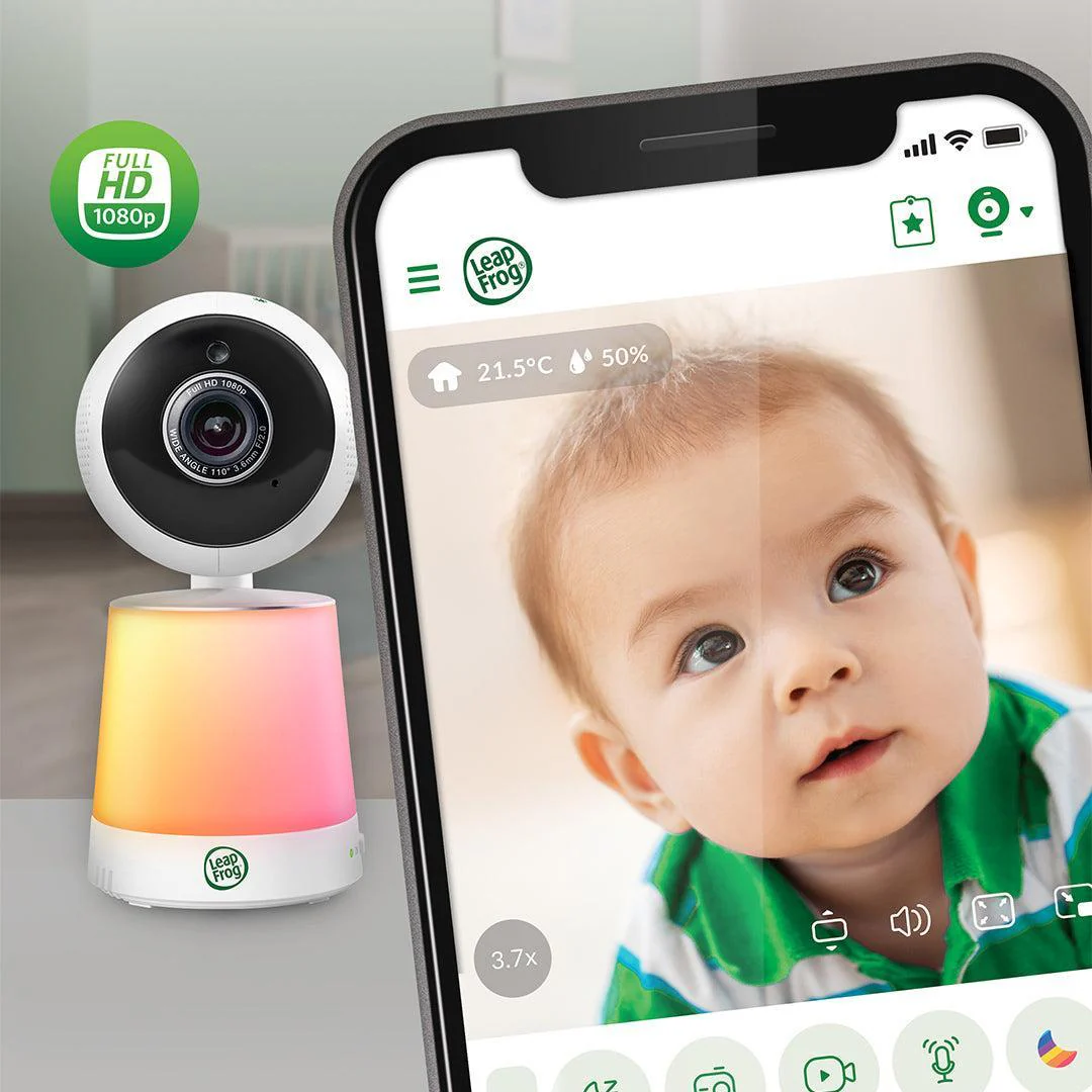 LeapFrog LF4915HD 5" Wi-Fi Pan & Tilt Monitor - White - Image 15