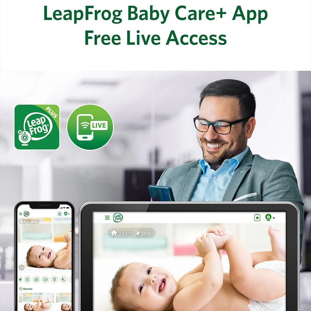 LeapFrog LF4915HD 5" Wi-Fi Pan & Tilt Monitor - White - Image 6
