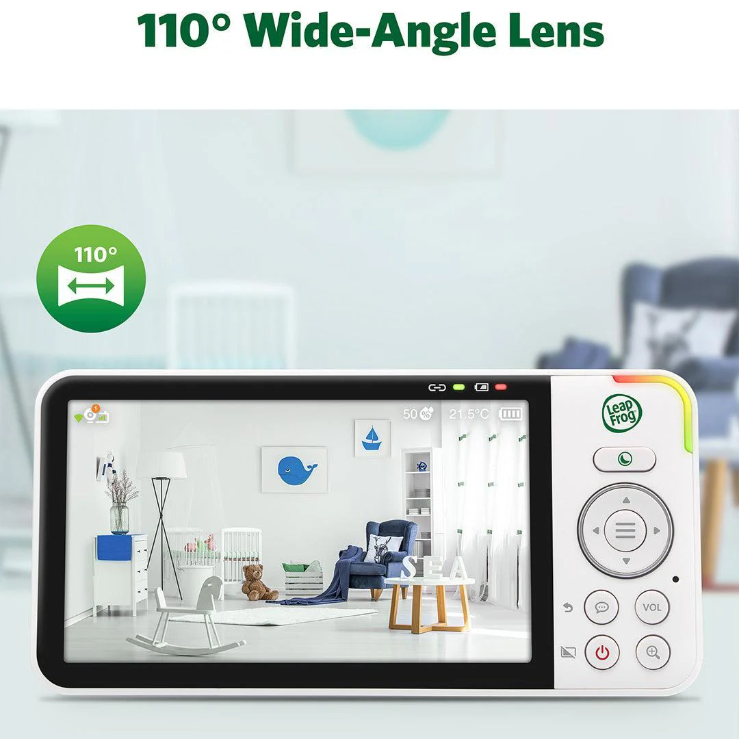 LeapFrog LF4915HD 5" Wi-Fi Pan & Tilt Monitor - White - Image 7