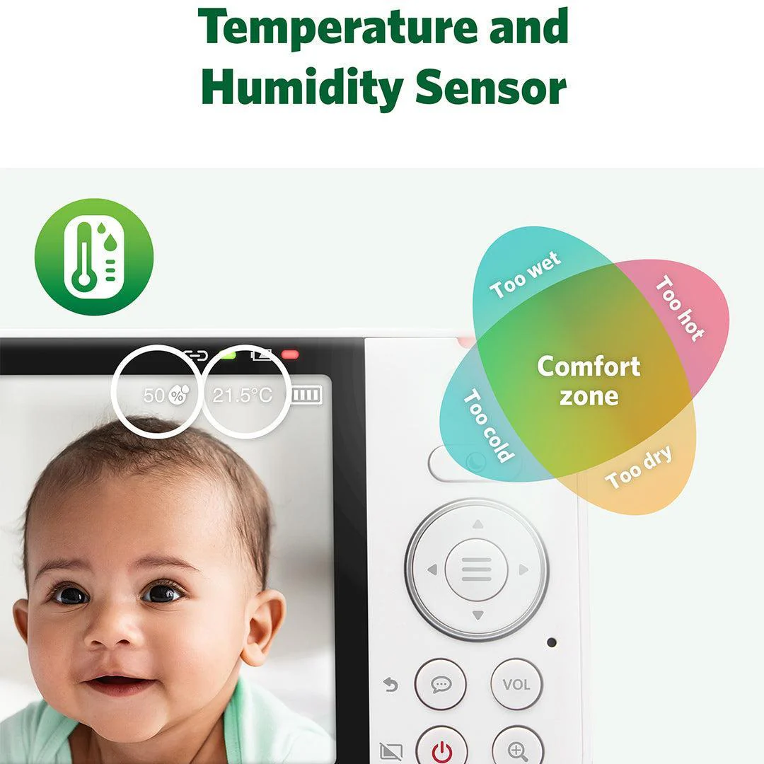 LeapFrog LF4915HD 5" Wi-Fi Pan & Tilt Monitor - White - Image 9