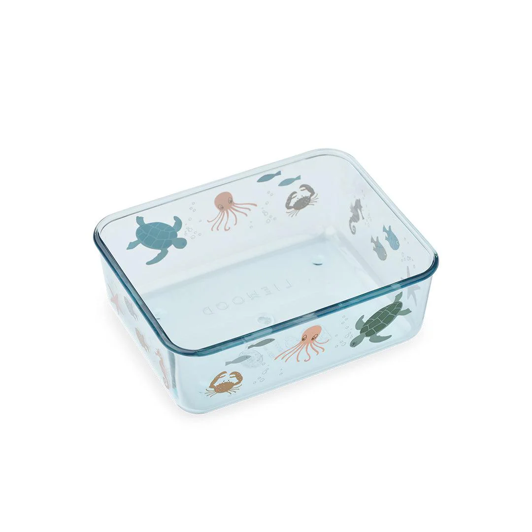 Liewood Ako Tritan Snack Box - Sea Creature / Sandy - Image 2