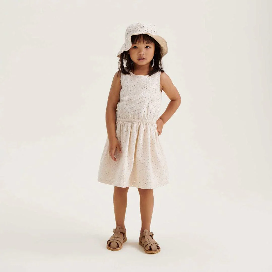 Liewood Amelia Anglaise Sun Hat - Sandy - Image 2