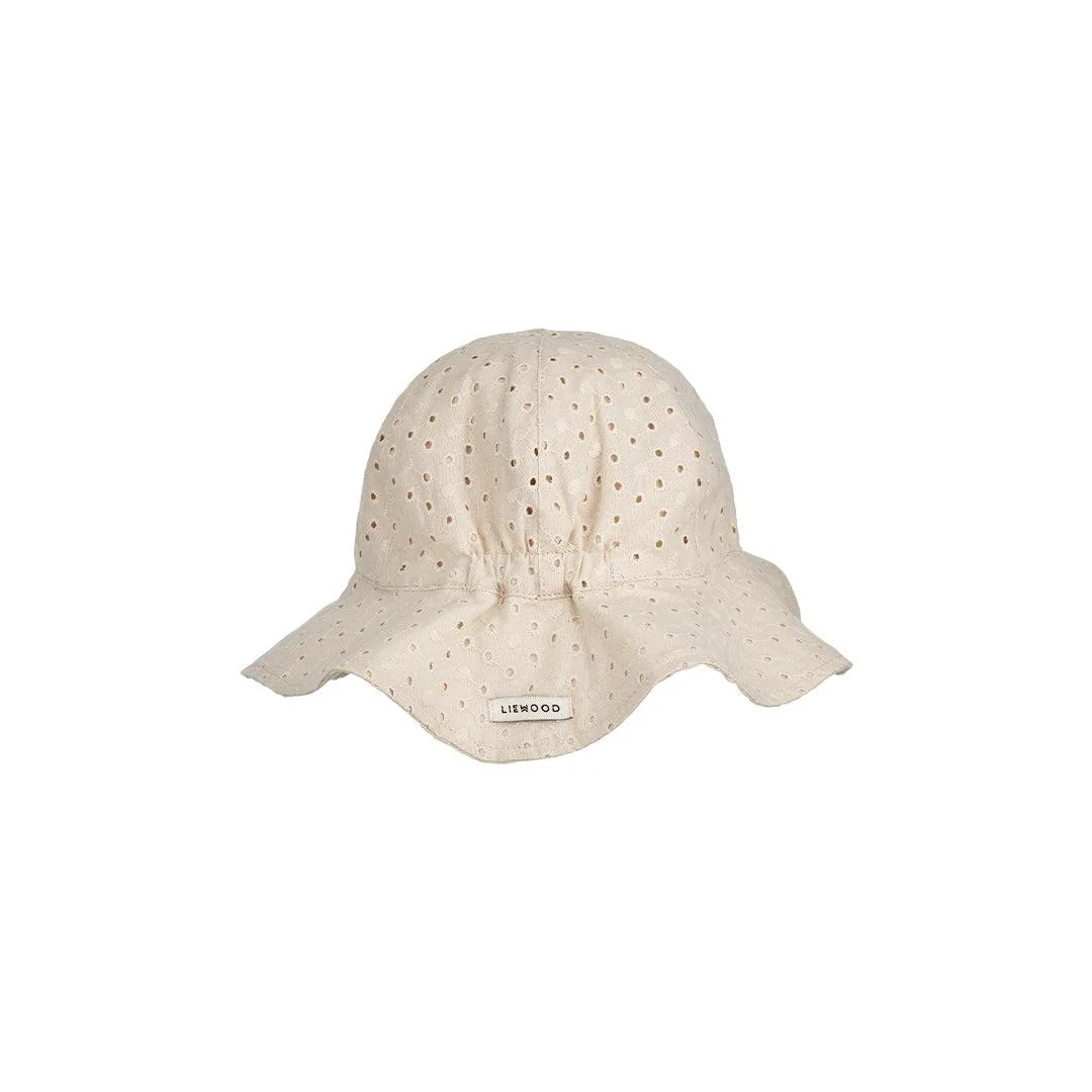 Liewood Amelia Anglaise Sun Hat - Sandy - Image 5