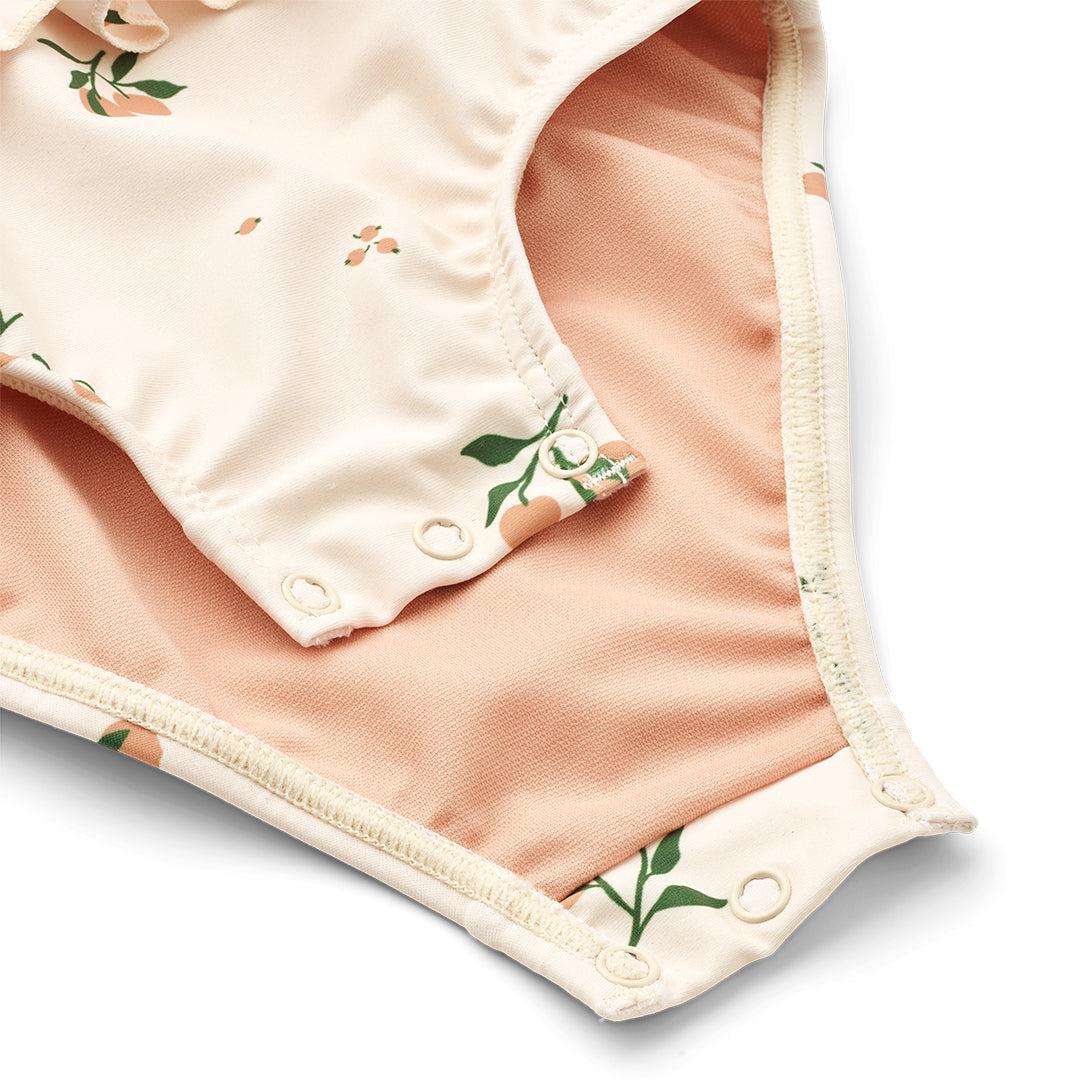 Liewood Amina Baby Printed Swimsuit - Peach / Sea Shell - Image 2