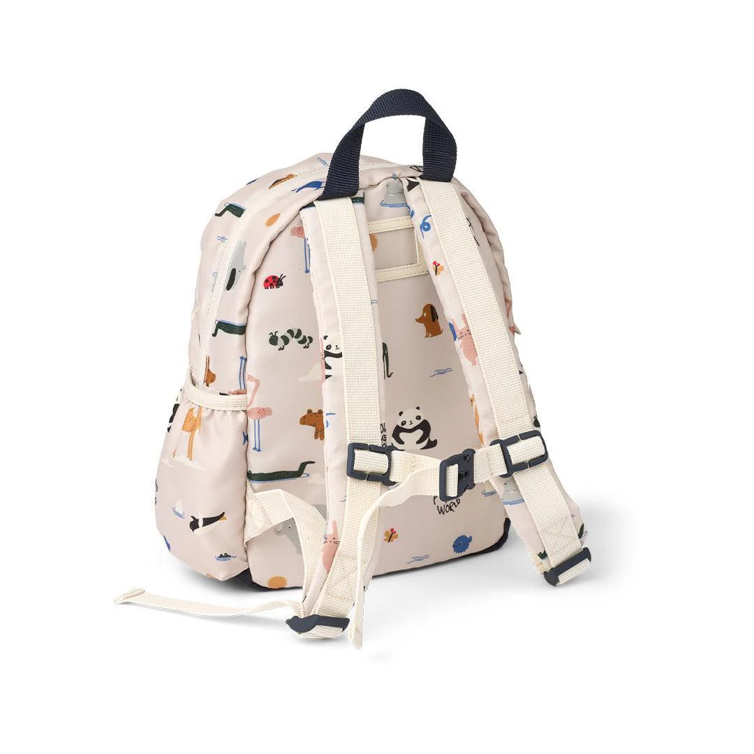 Liewood Andreas Backpack - Around The World / Sandy - Image 2