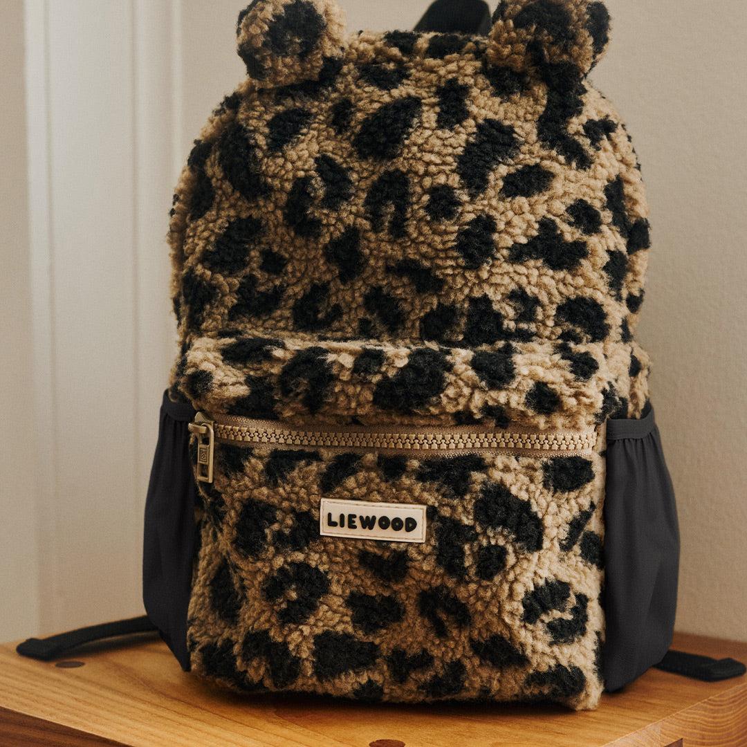 Liewood Andreas Pile Bear Backpack  - Mega Leo / Oat Mix - Image 3