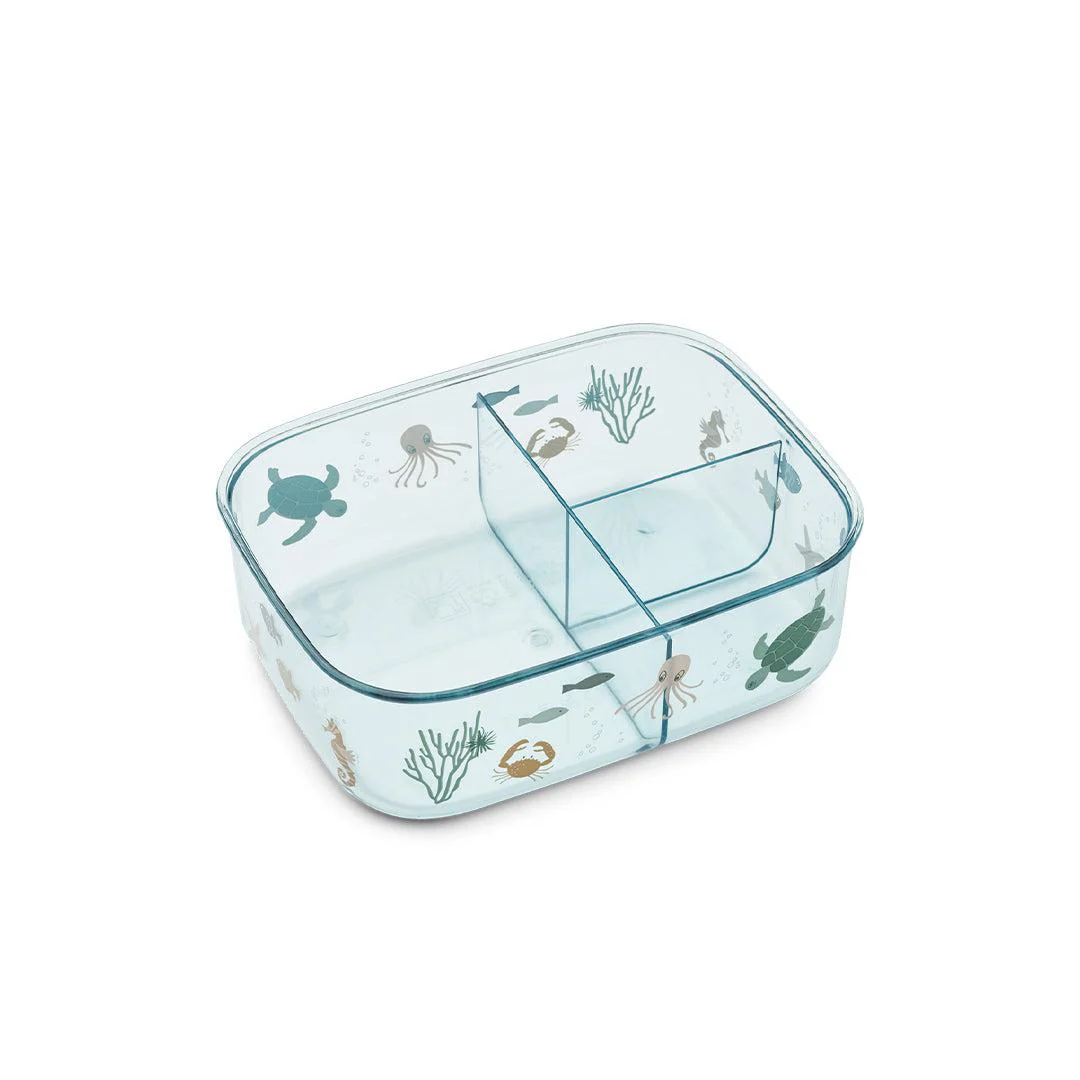 Liewood Arthur Tritan Lunchbox - Sea Creature / Sandy - Image 2