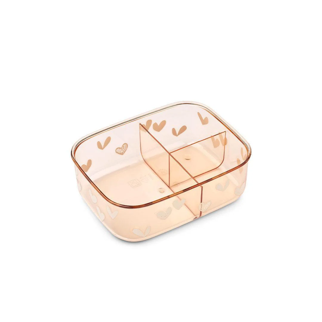 Liewood Arthur Tritan Lunchbox - Sweethearts / Pale Tuscany - Image 2
