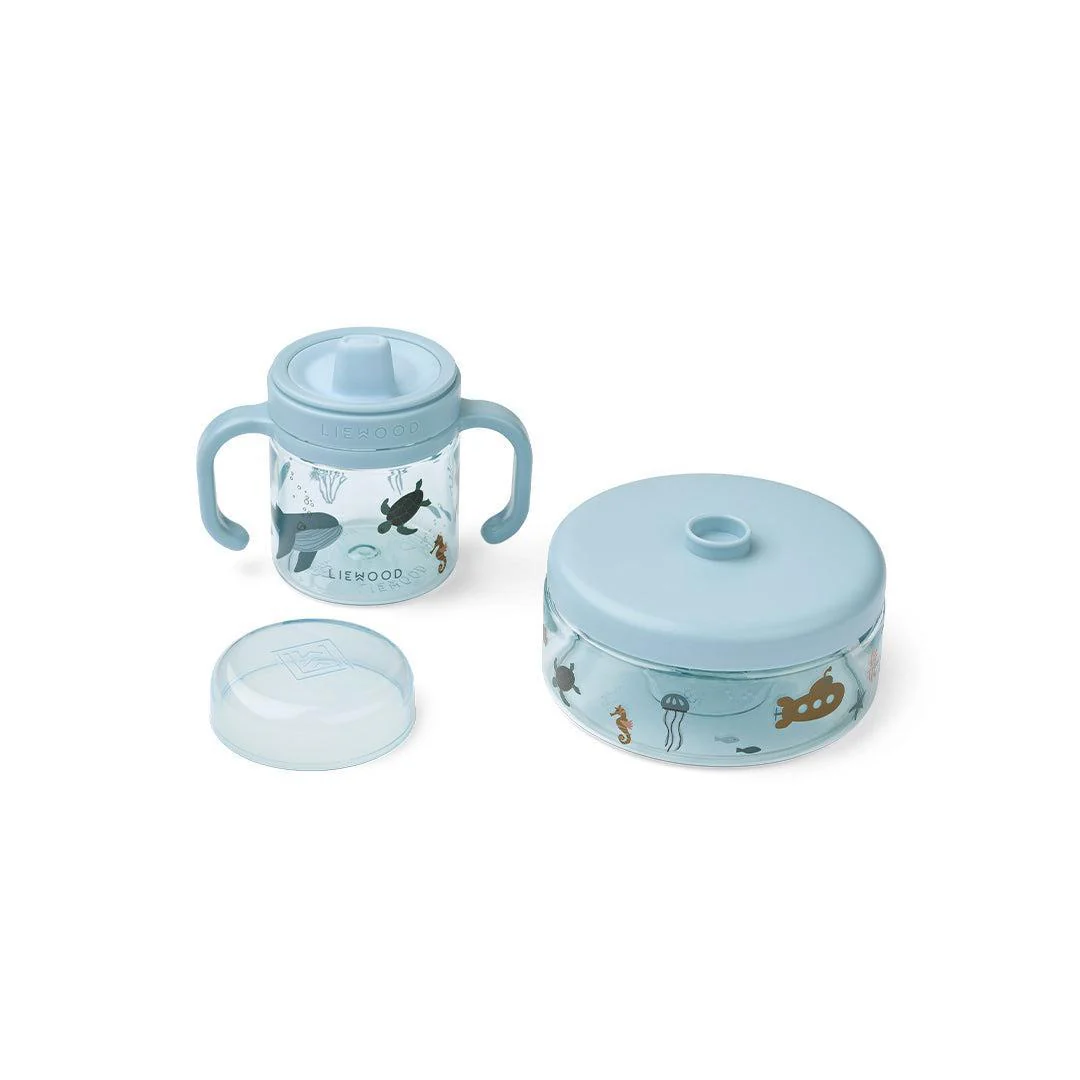 Liewood Beatrix Tableware Set - Sea Creature / Sandy