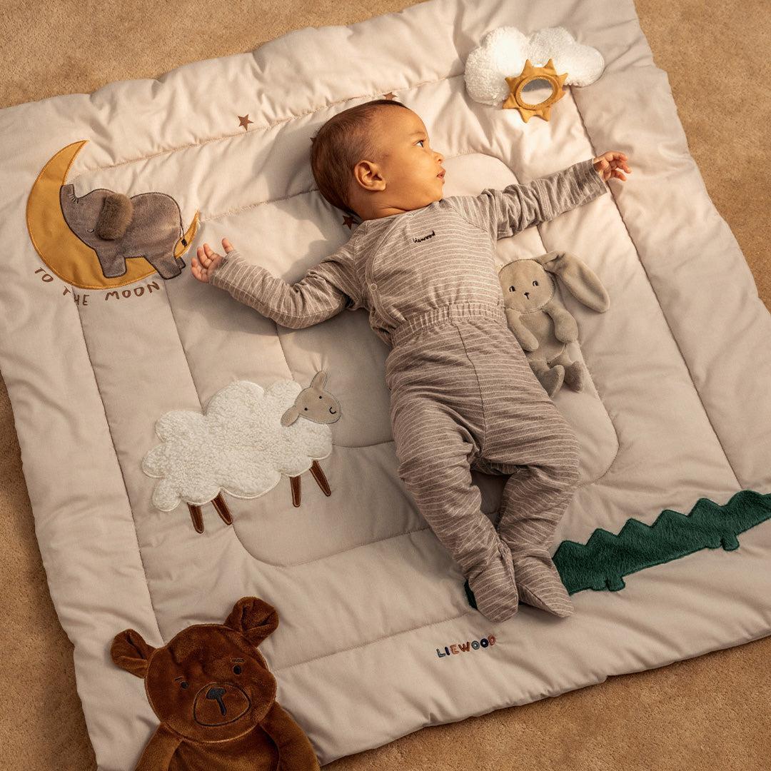 Liewood Bernet Classic Activity Blanket - Sandy Multi Mix - Image 2