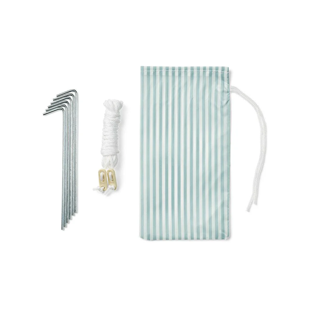 Liewood Bjork Tent - Printed Stripe Ice Blue - Creme De La Creme - Image 4