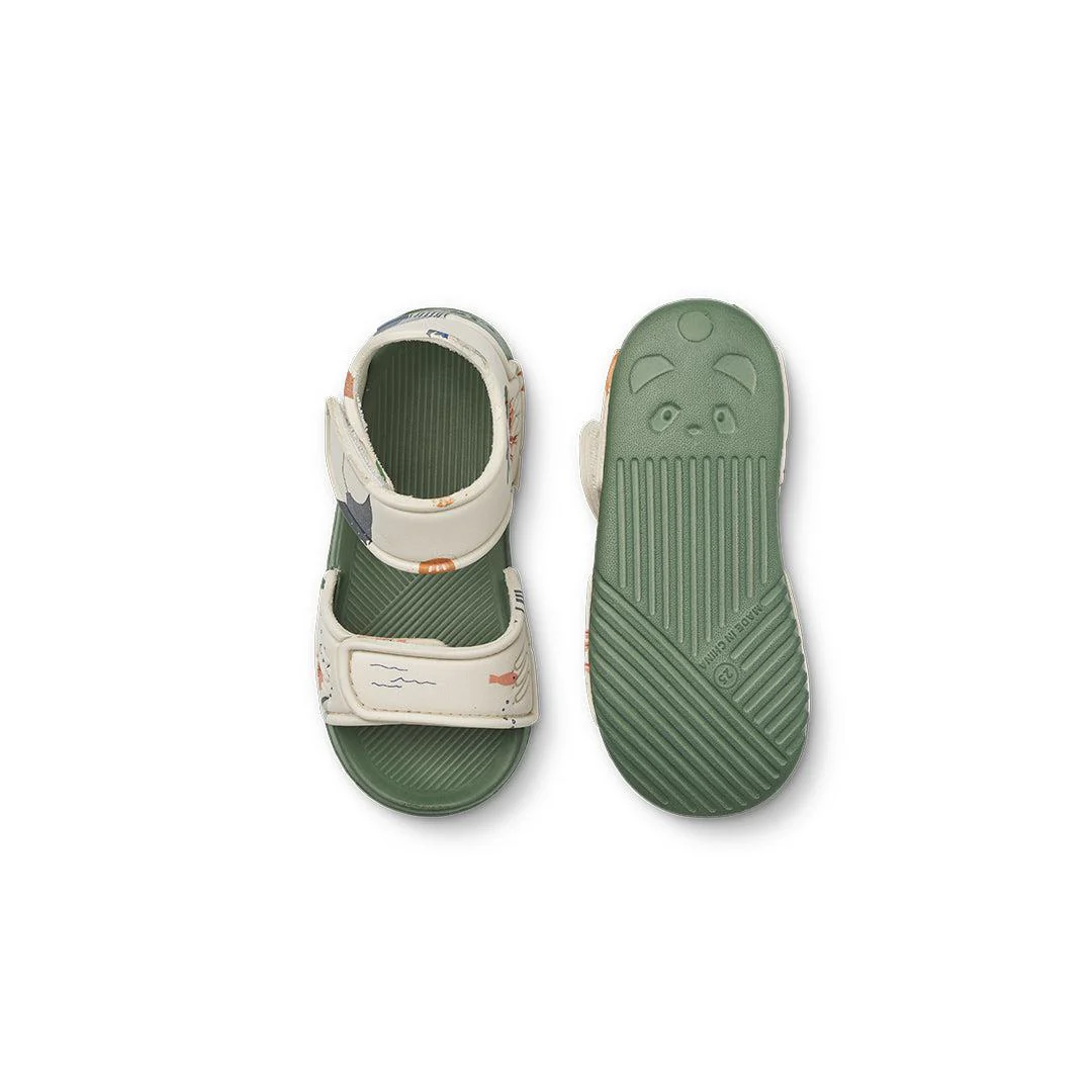 Liewood Blumer Sandals - Sandy - Sea Creature - Image 5