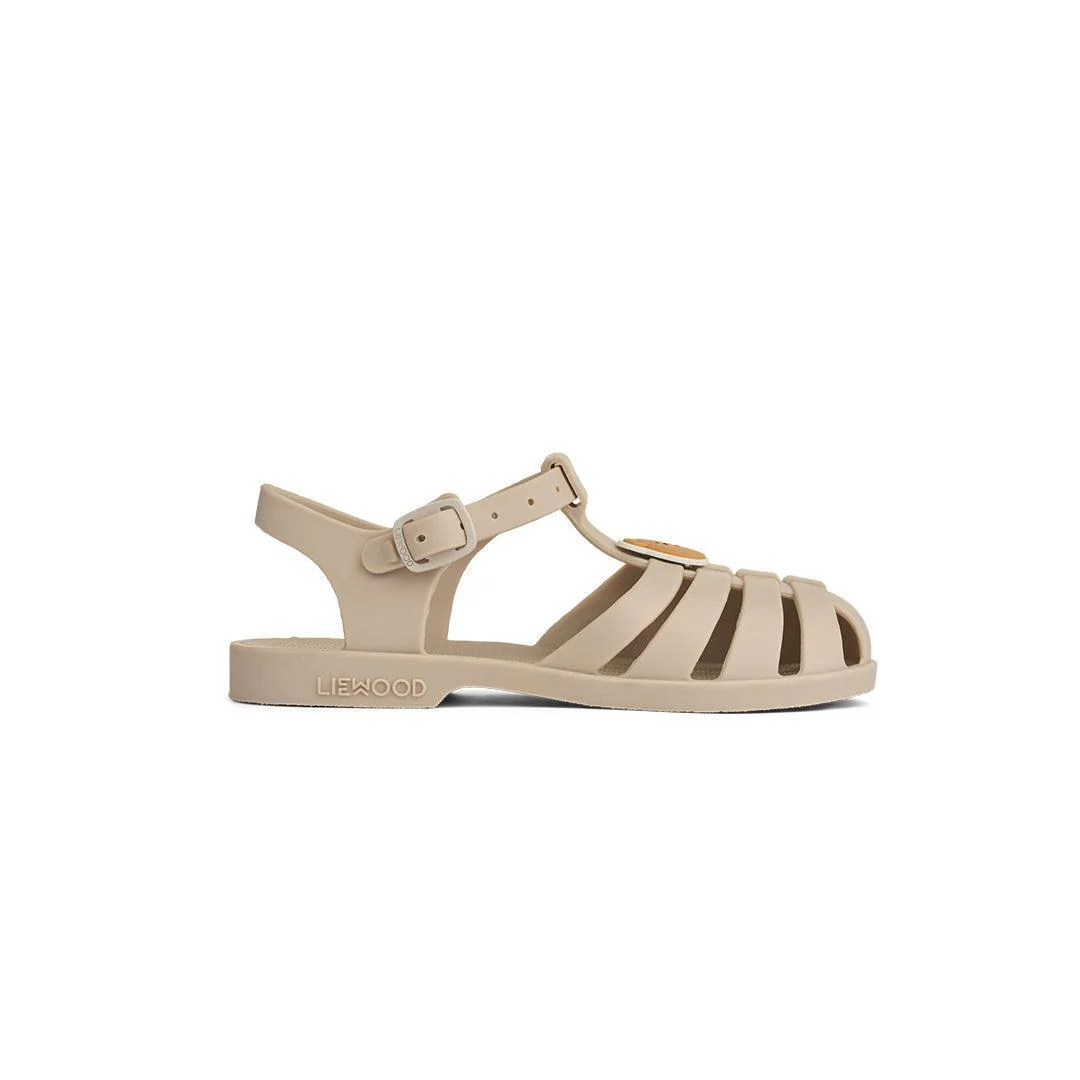 Liewood Bre Jelly Shoes Sandals with Charms - Bear / Sandy - Image 4