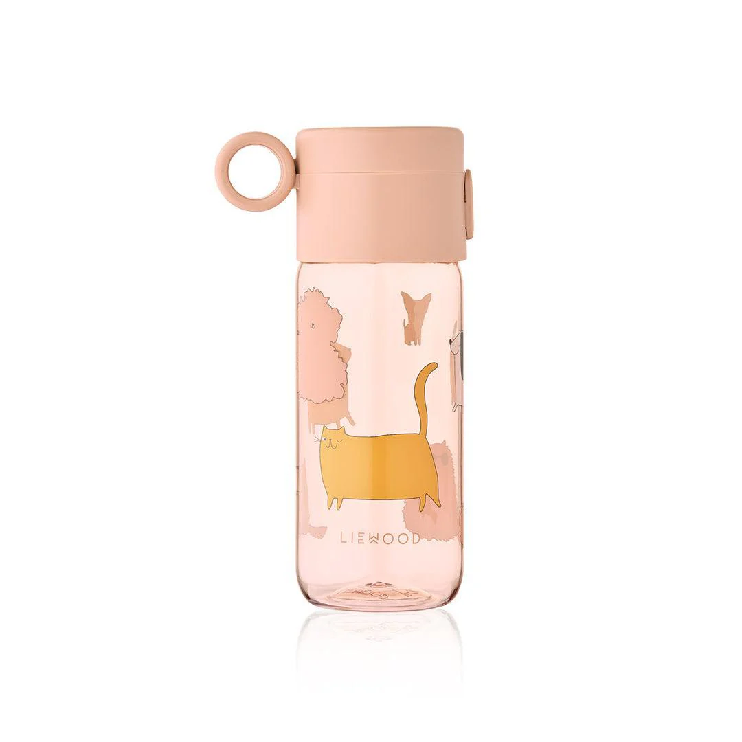 Liewood Clemence Tritan Bottle 350 ml - Cats And Dogs / Sandy