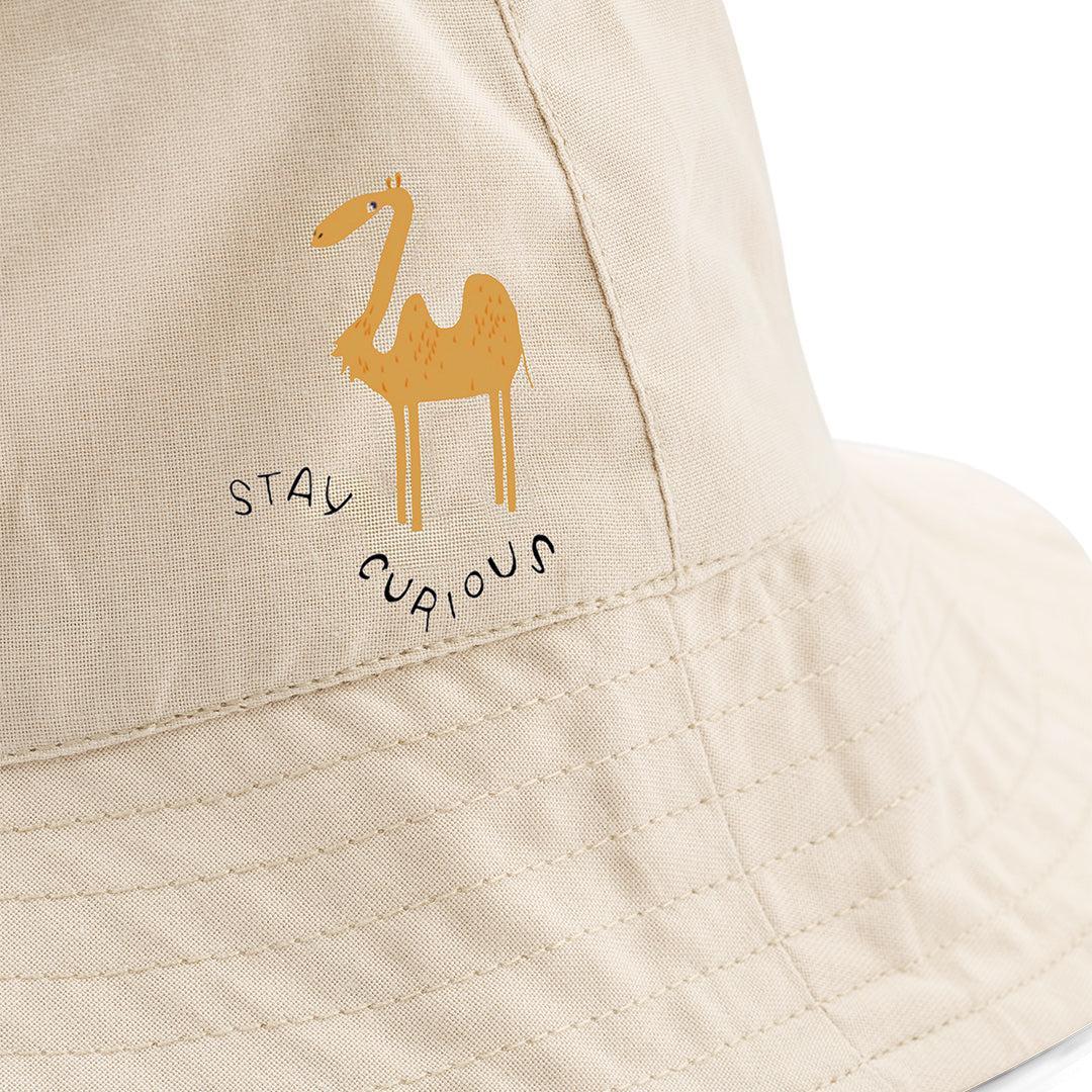 Liewood Damon Reversible Bucket Hat  - Around The World / Sandy - Image 2
