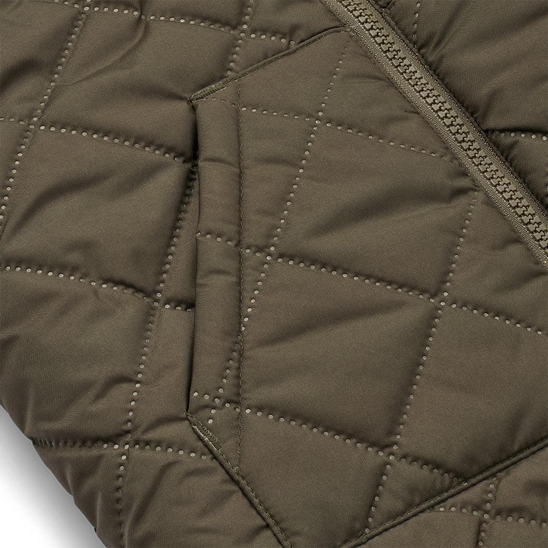 Liewood Diana Reversible Vest - Army Brown Mix - Image 8