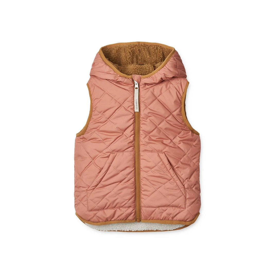 Liewood Diana Reversible Vest - Tuscany Rose Mix - Image 4