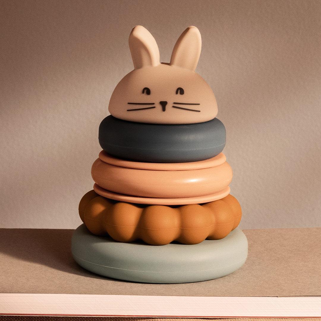 Liewood Donata Silicone Stacking Tower  - Sandy Multi Mix - Image 2