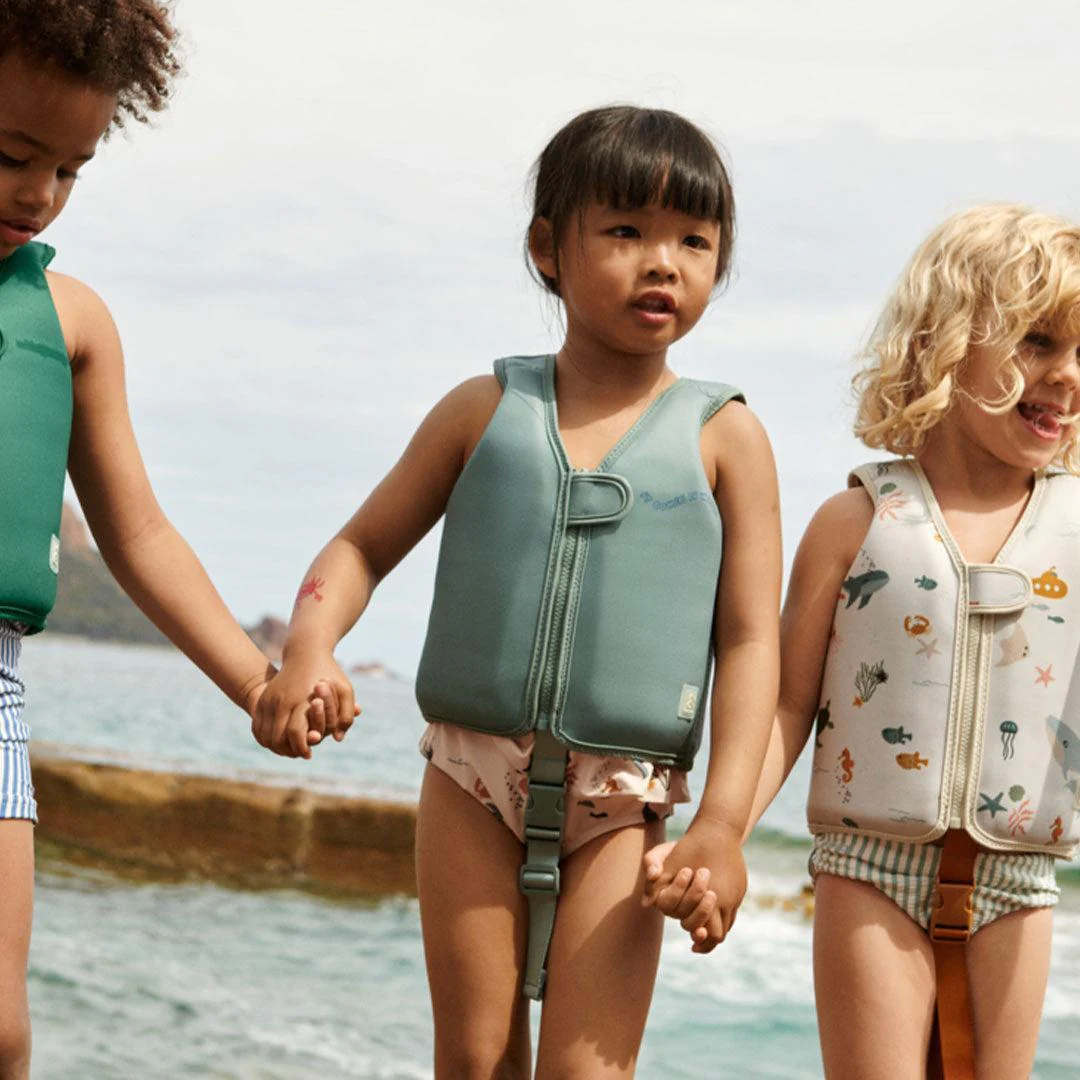 Liewood Dove Swim Vest - Sea Creature - Sandy - Image 2