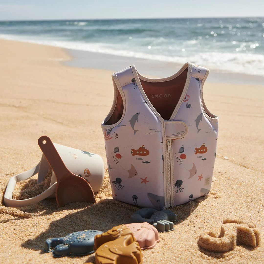 Liewood Dove Swim Vest - Sea Creature - Sandy - Image 4
