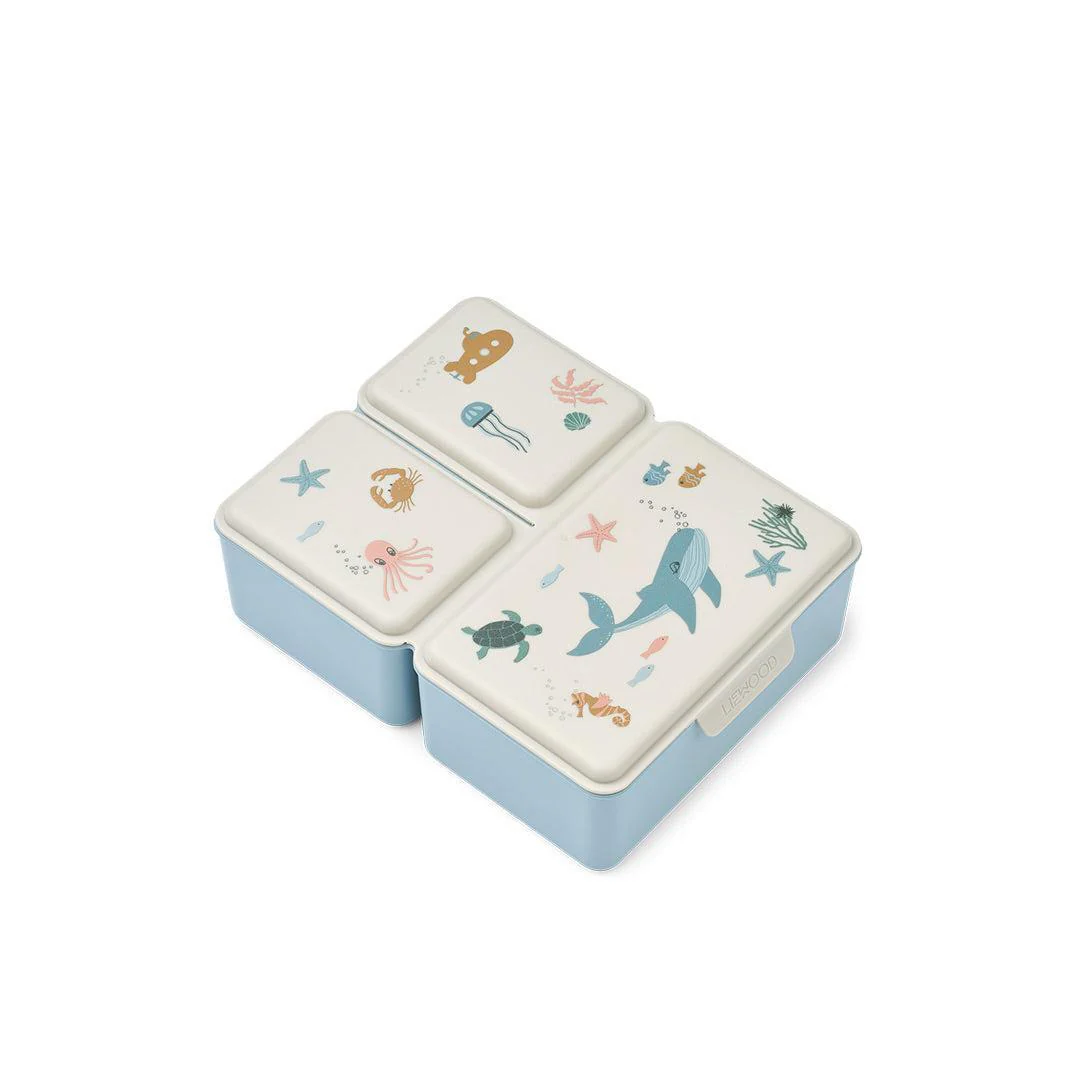 Liewood Driss Lunchbox - Sea Creature / Sandy