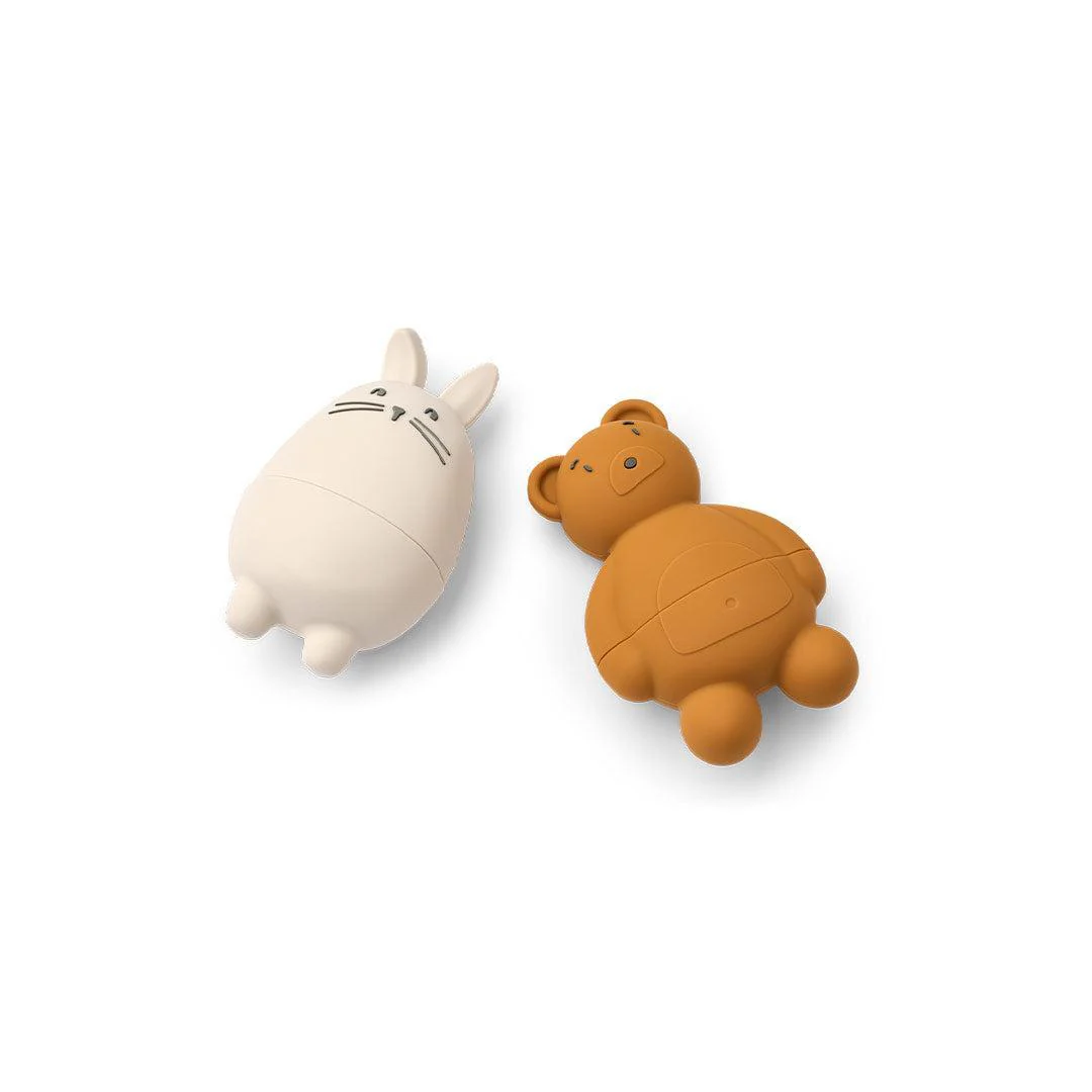 Liewood Duncan Classic Silicone Bath Toys - Sandy / Mustard Mix