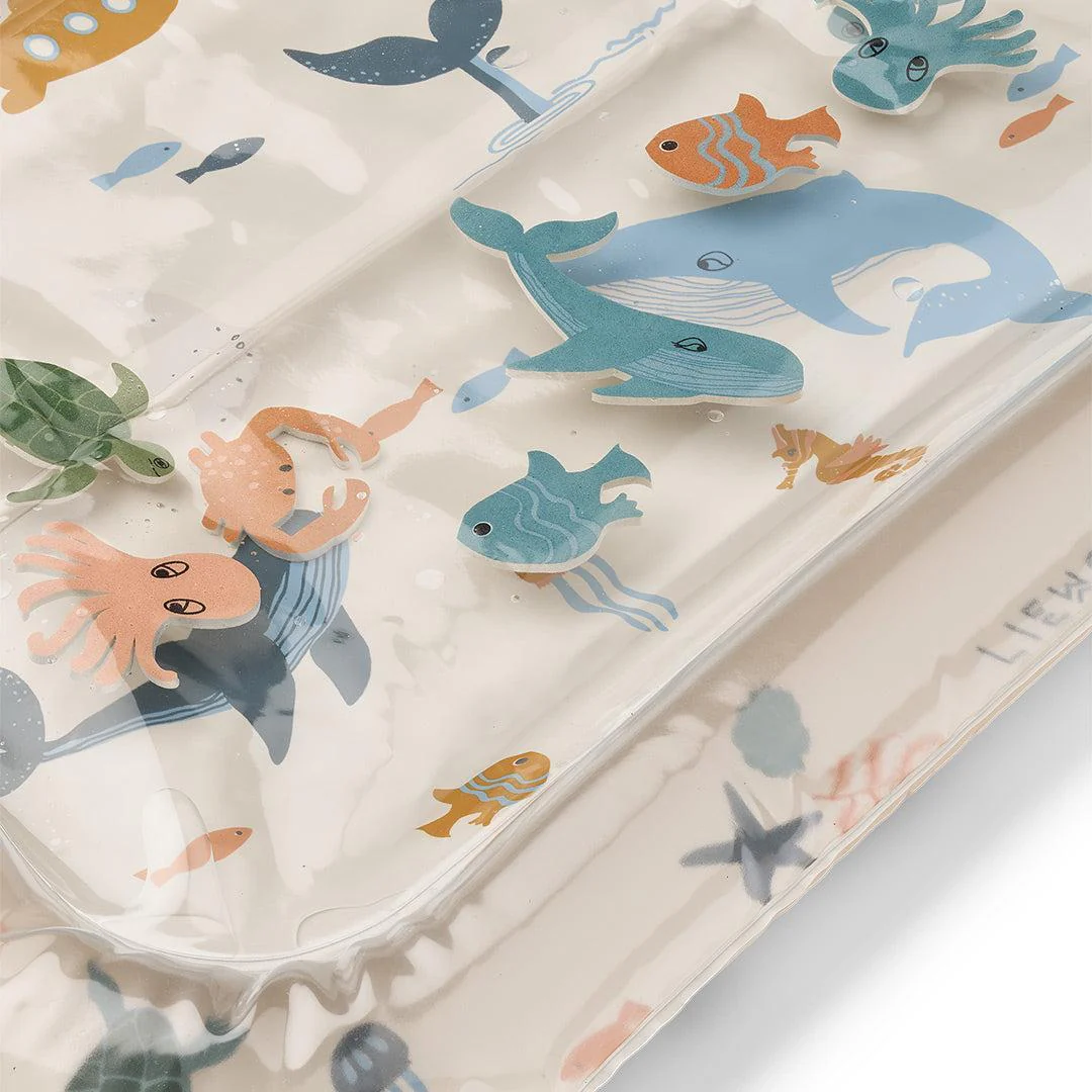 Liewood Elin Inflatable Activity Mat - Sea Creature / Sandy - Image 3