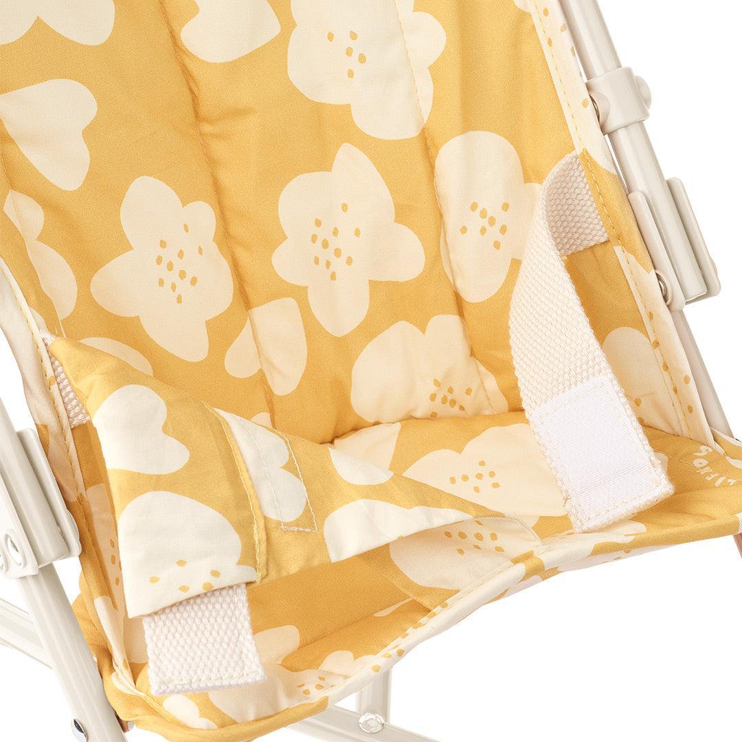 Liewood Elsie Doll Stroller - Flower / Lemon Yellow - Image 2