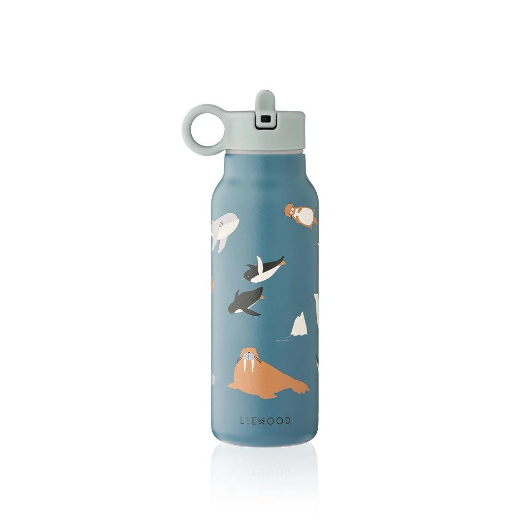 Liewood Falk Water Bottle 350 ml - Arctic Sea / Ocean View