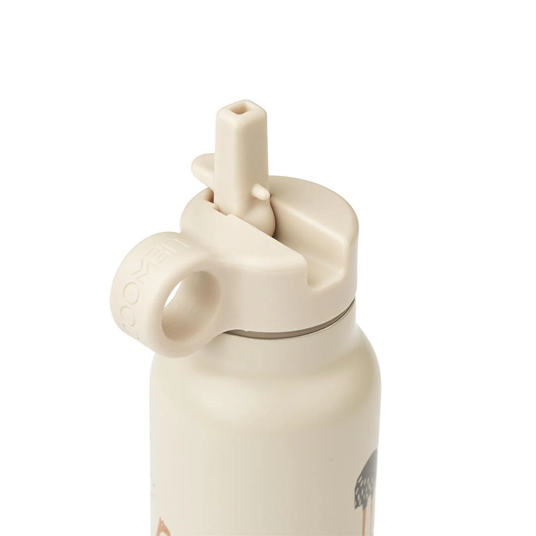 Liewood Falk Water Bottle 350ml - Safari Sandy Mix - Image 3