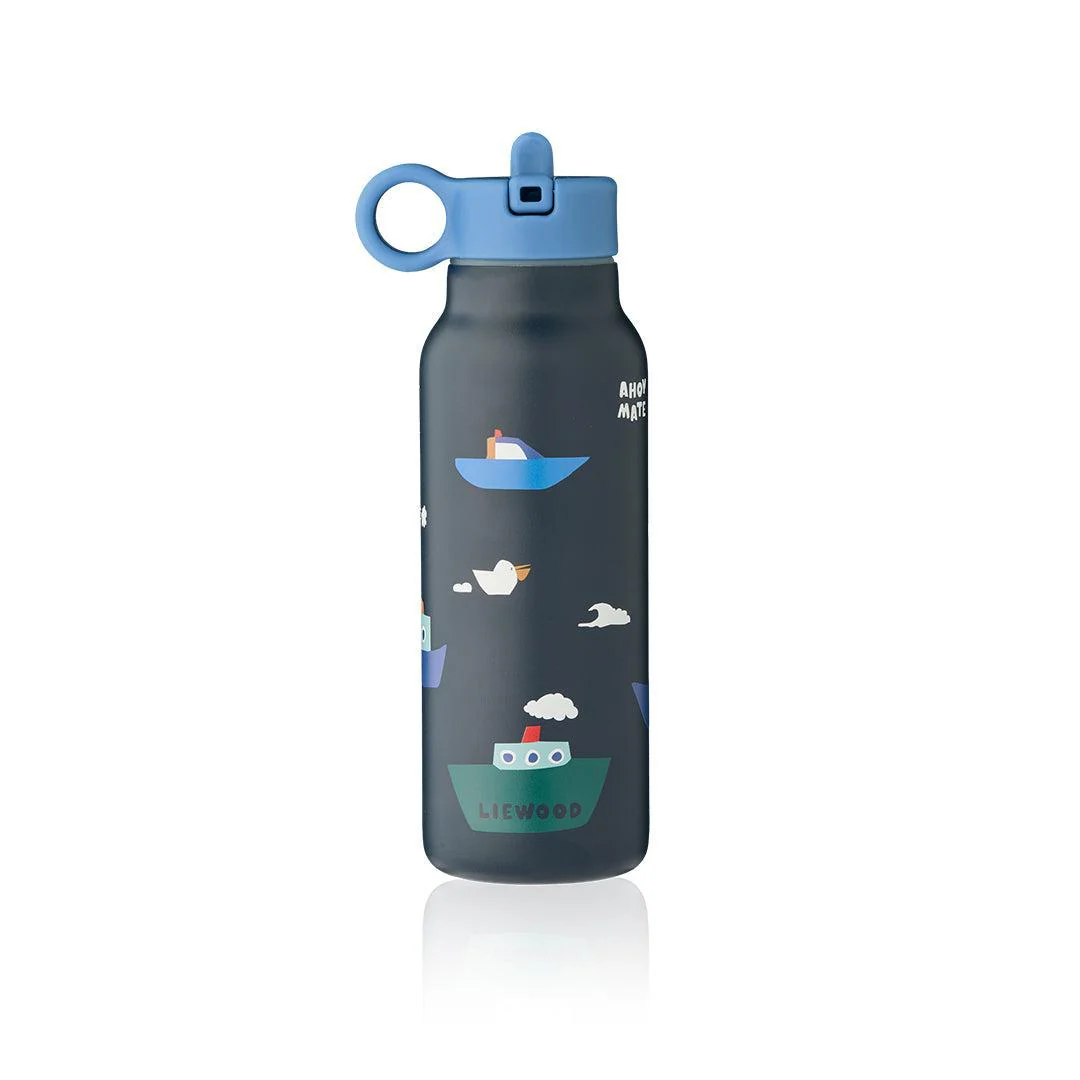 Liewood Falk Water Bottle 350ml - Sailing / Classic Navy